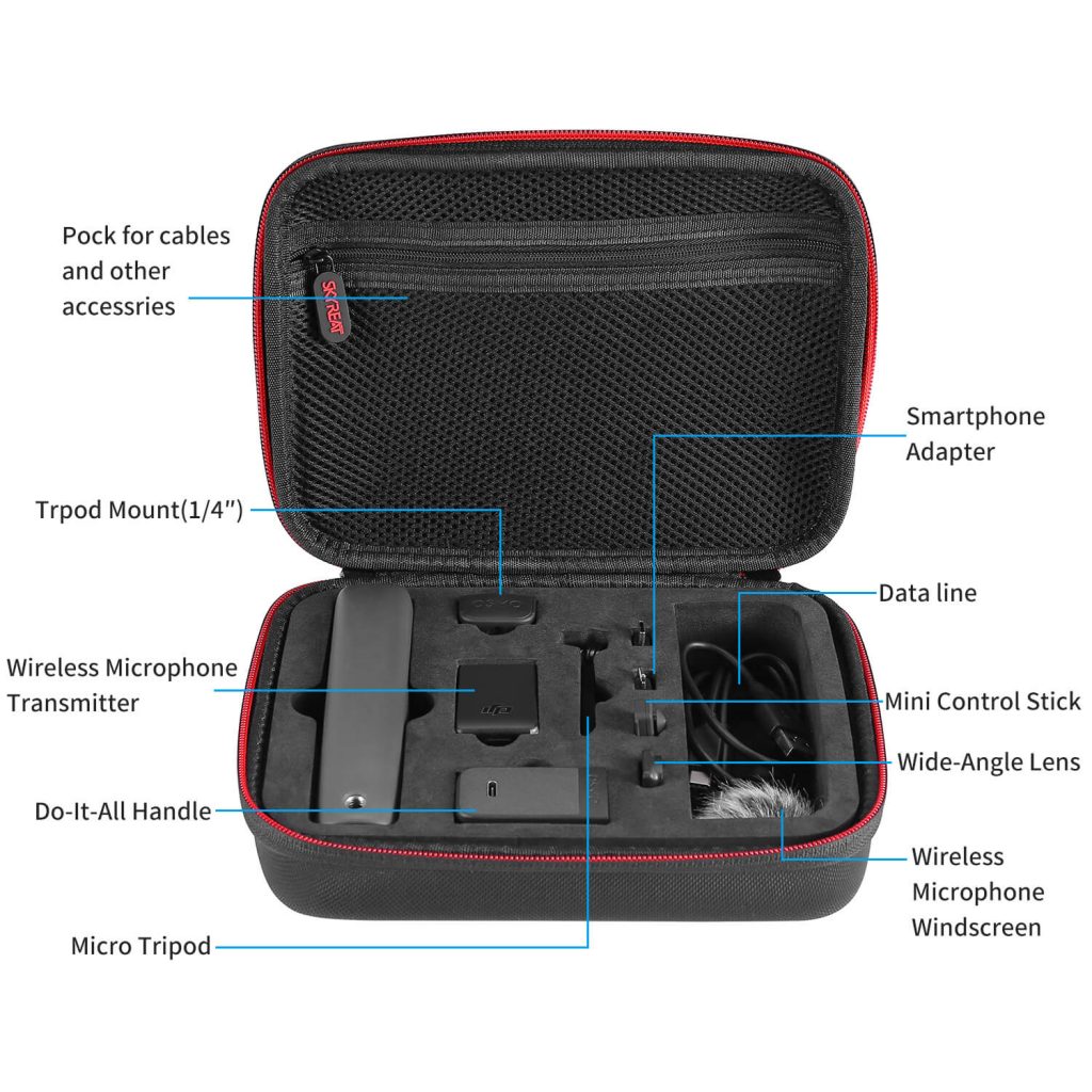 Skyreat Osmo Pocket 2 Case for DJI Pocket 2 Creator Combo Skyreat