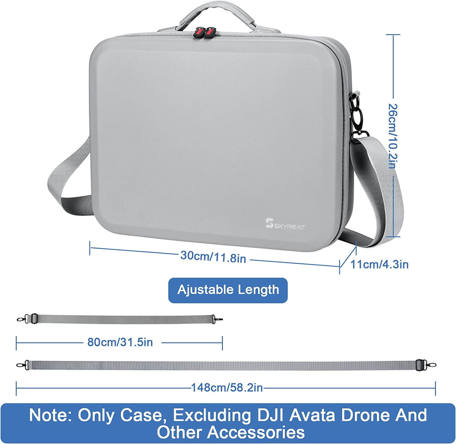  Skyreat Avata Case for DJI Avata Pro-View Combo(DJI Goggles 2)  with FPV Controller, Waterpoof Hard Carrying Bag for DJI Avata Mini FPV  Drone Accessories : Toys & Games