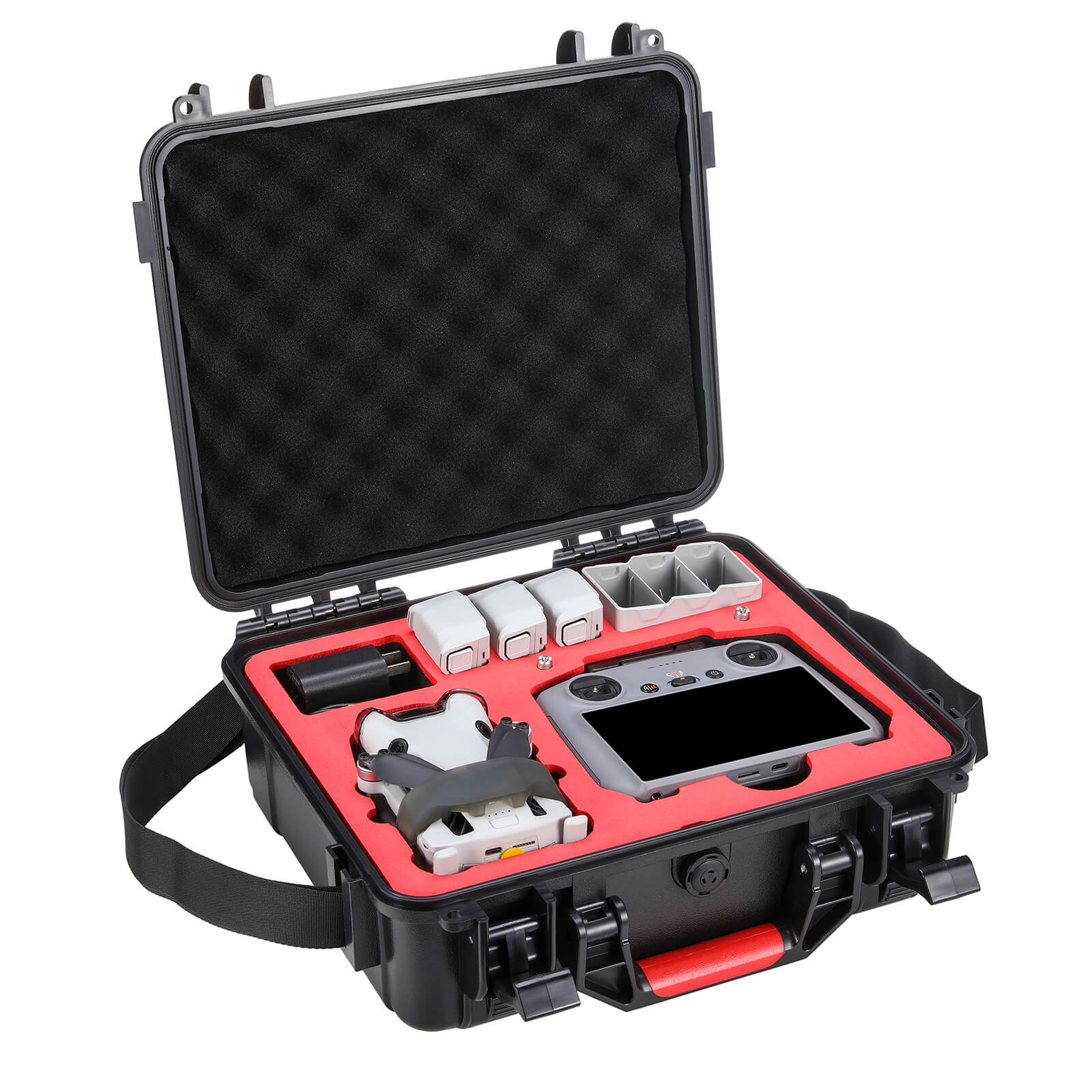 SKYREAT Hard Case for DJI Mini 4 Pro Fly More Combo with DJI RC 2  Controller Drone Accessories - Skyreat