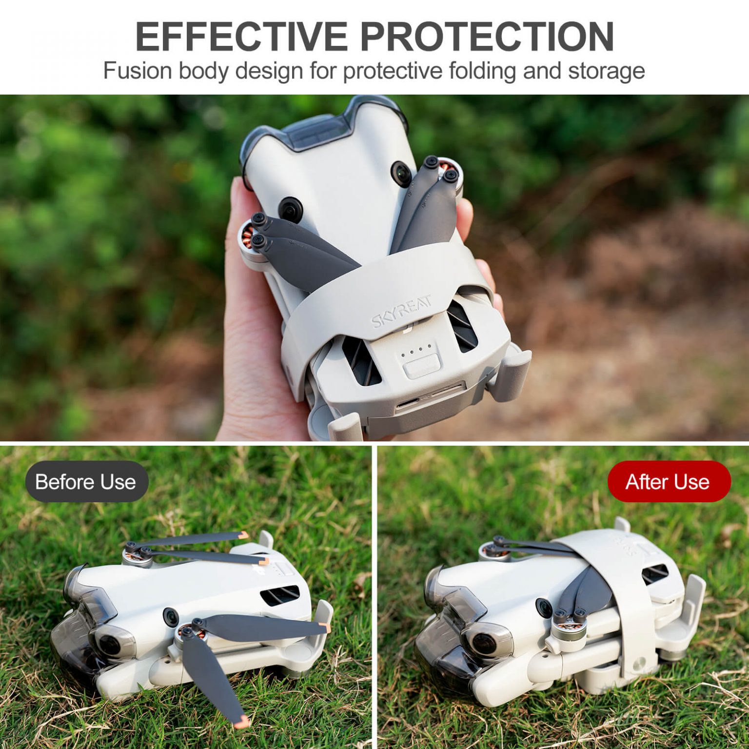thumbnail image 2 of Propeller Stabilizer Holder Fixing Strap For DJI Mini 4 Pro 2 of 12