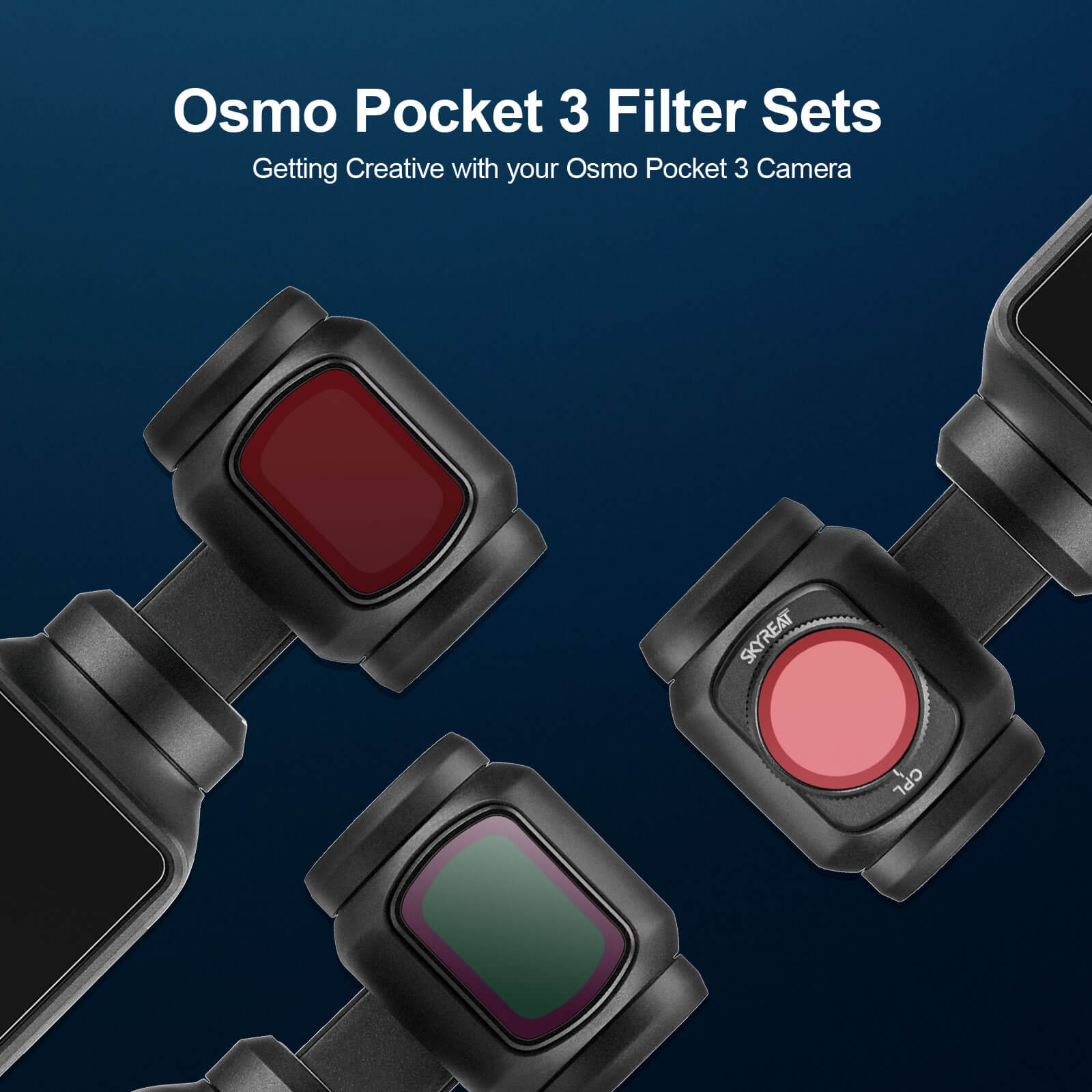 Skyreat ND Polarized Filters Set for DJI Osmo Pocket 3 Creator