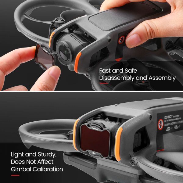 SKYREAT ND Filters Set for DJI AVATA 2 Accessories,5 Pack-(UV, ND8, ND16, ND32, ND64) - Image 3