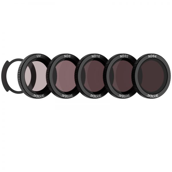 Skyreat Neo ND Filter Set,Multi-Coated Magnetic ND Filters Compatible for DJI Neo Drone Accessories -5 Pack (UV, ND8, ND16, ND32, ND64)